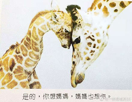 关于动物们的母亲节感人图片说说带字