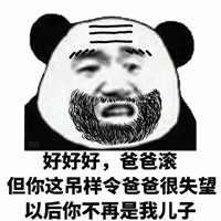 爸爸表情包图片大全熊猫人我是你爸爸我能不管你吗